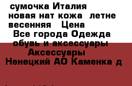 сумочка Италия Terrida  новая нат.кожа  летне -весенняя › Цена ­ 9 000 - Все города Одежда, обувь и аксессуары » Аксессуары   . Ненецкий АО,Каменка д.